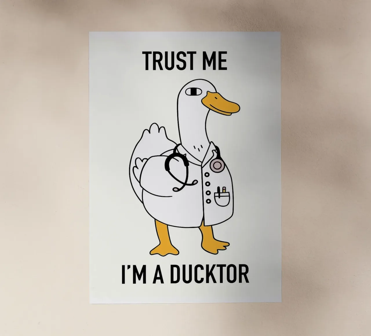 Illustrazione di Ducktor pellicola backlit da bazi