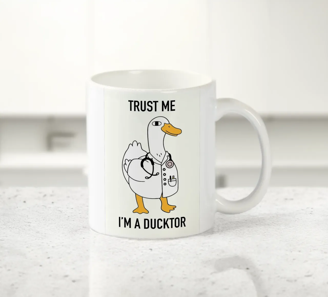 Illustrazione di Ducktor tazza in ceramica da bazi