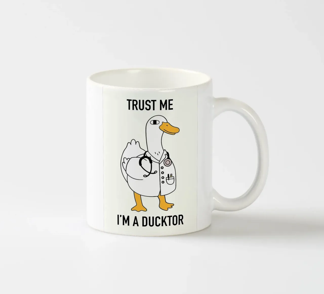 Illustrazione di Ducktor tazza in ceramica da bazi