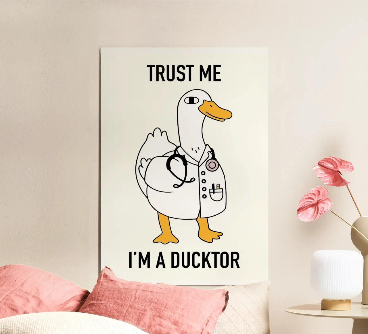 Illustrazione di Ducktor alluminio dibond da bazi