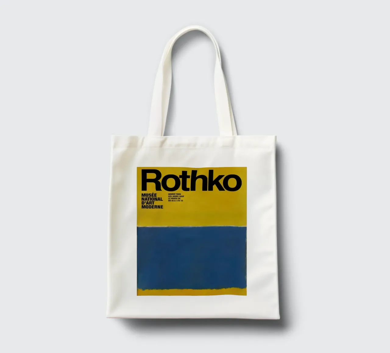 Mark Rothko Bleu sur jaune tote bag de traveler