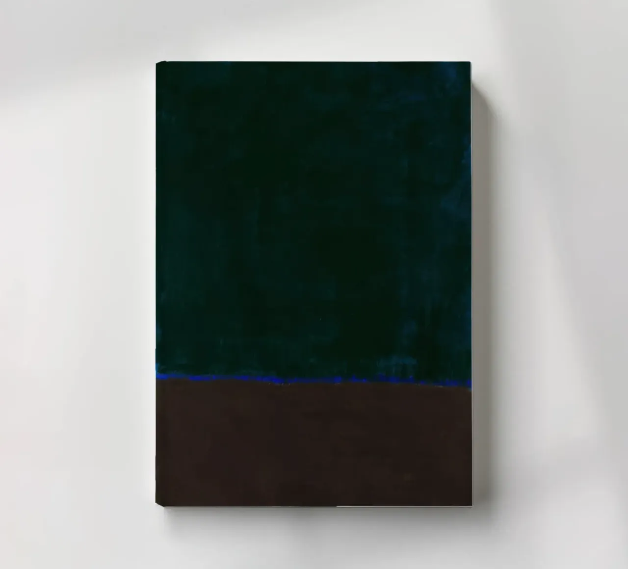 Mark Rothko Marrone e nero su blu diario da traveler
