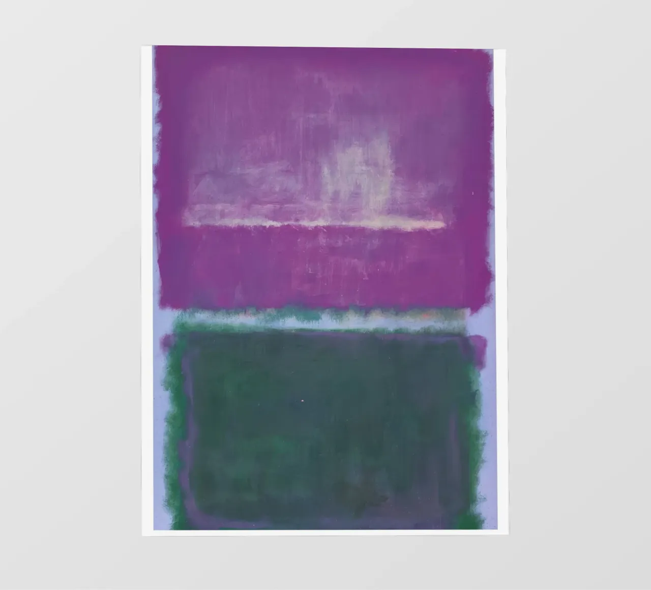 Mark Rothko Lavanda e verde pellicola backlit da traveler