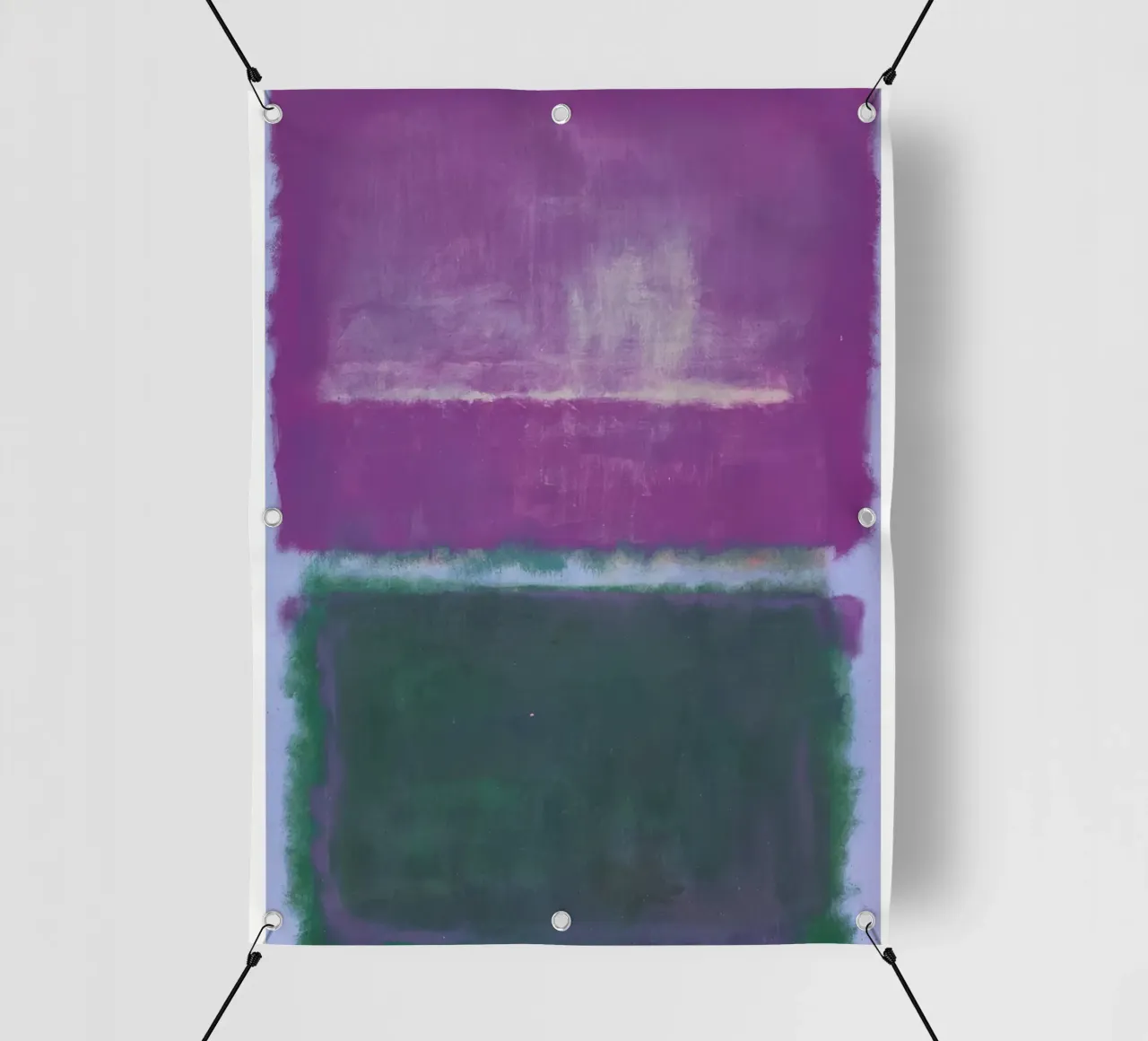 Mark Rothko Lavanda e verde telo in pvc da traveler