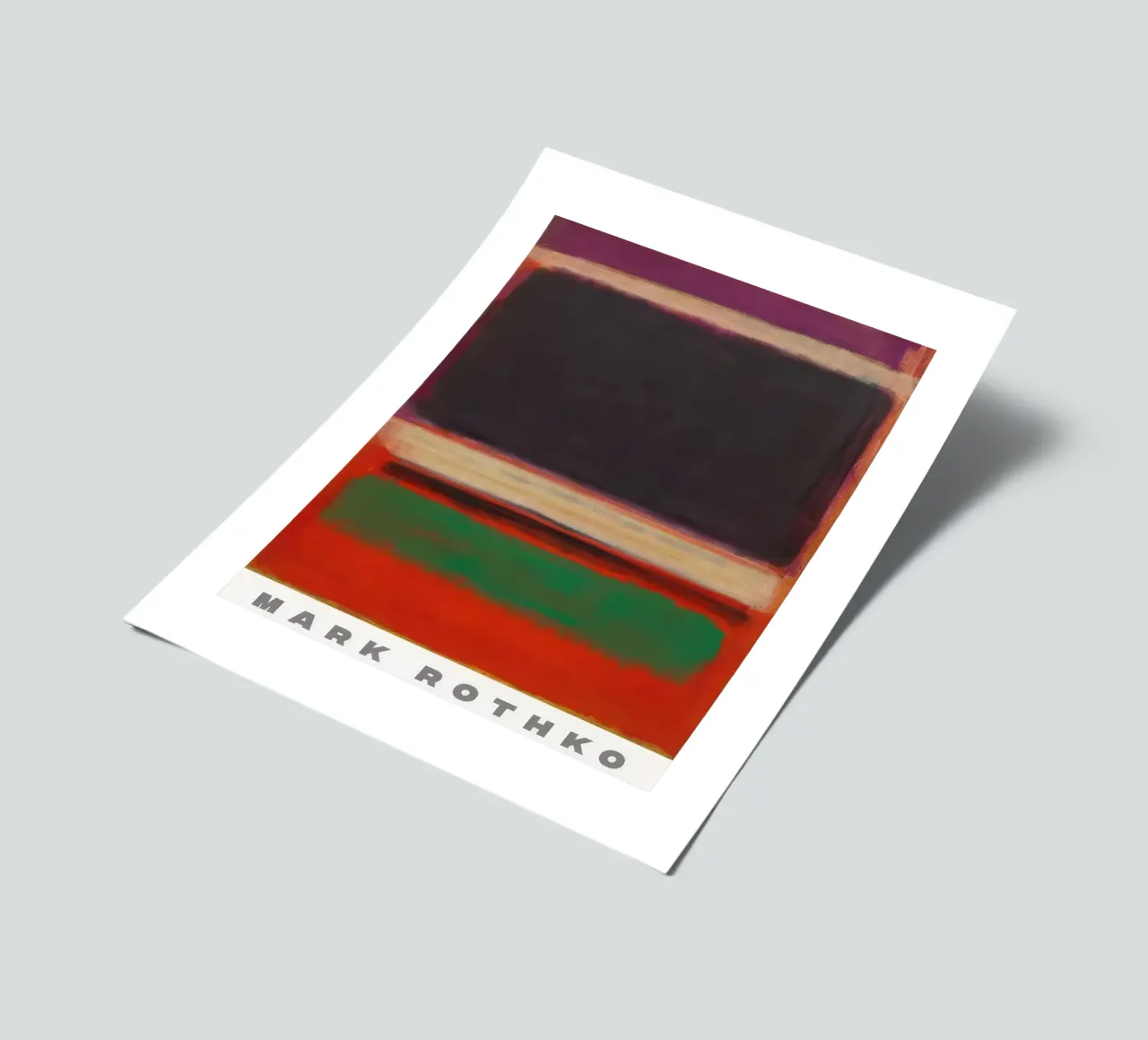 Magenta, nero e verde su arancione foglio adesivo da traveler