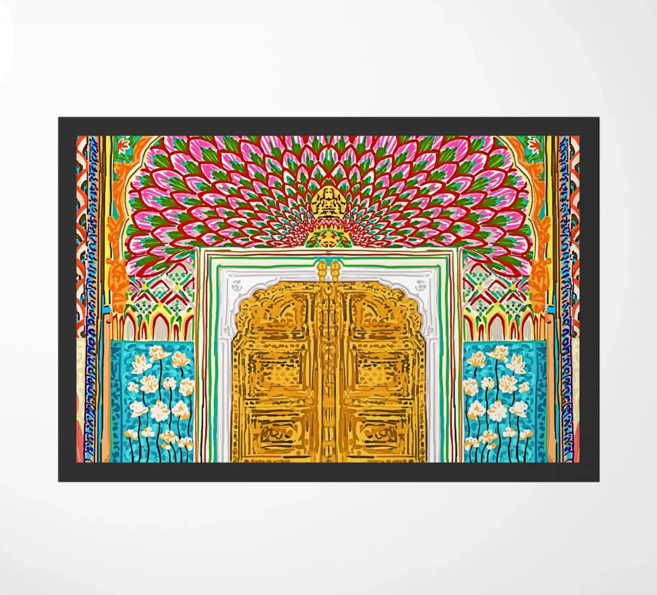 Ingresso al Palazzo di Jaipur zerbino da 83oranges
