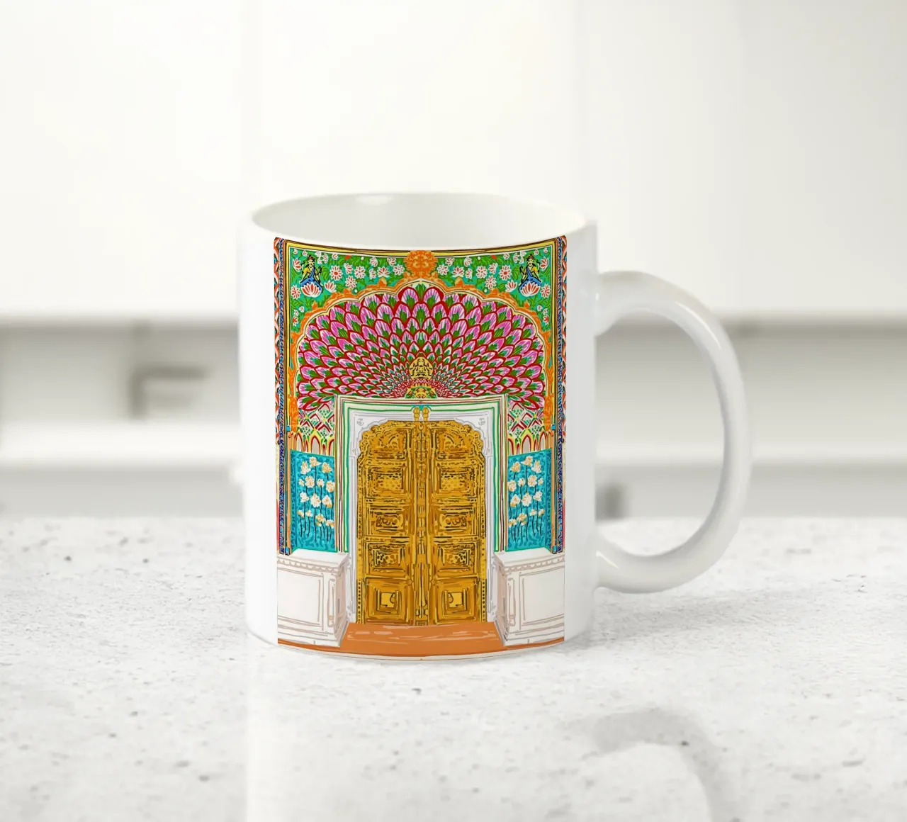Ingresso al Palazzo di Jaipur tazza in ceramica da 83oranges