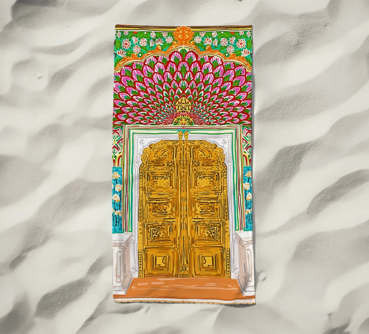 Ingresso al Palazzo di Jaipur telo mare da 83oranges
