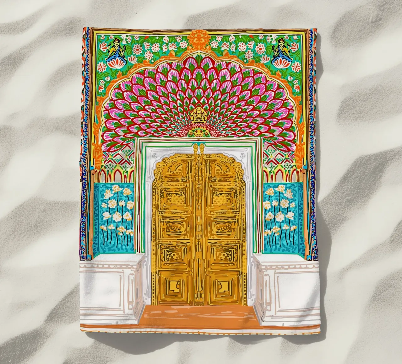 Ingresso al Palazzo di Jaipur telo mare da 83oranges