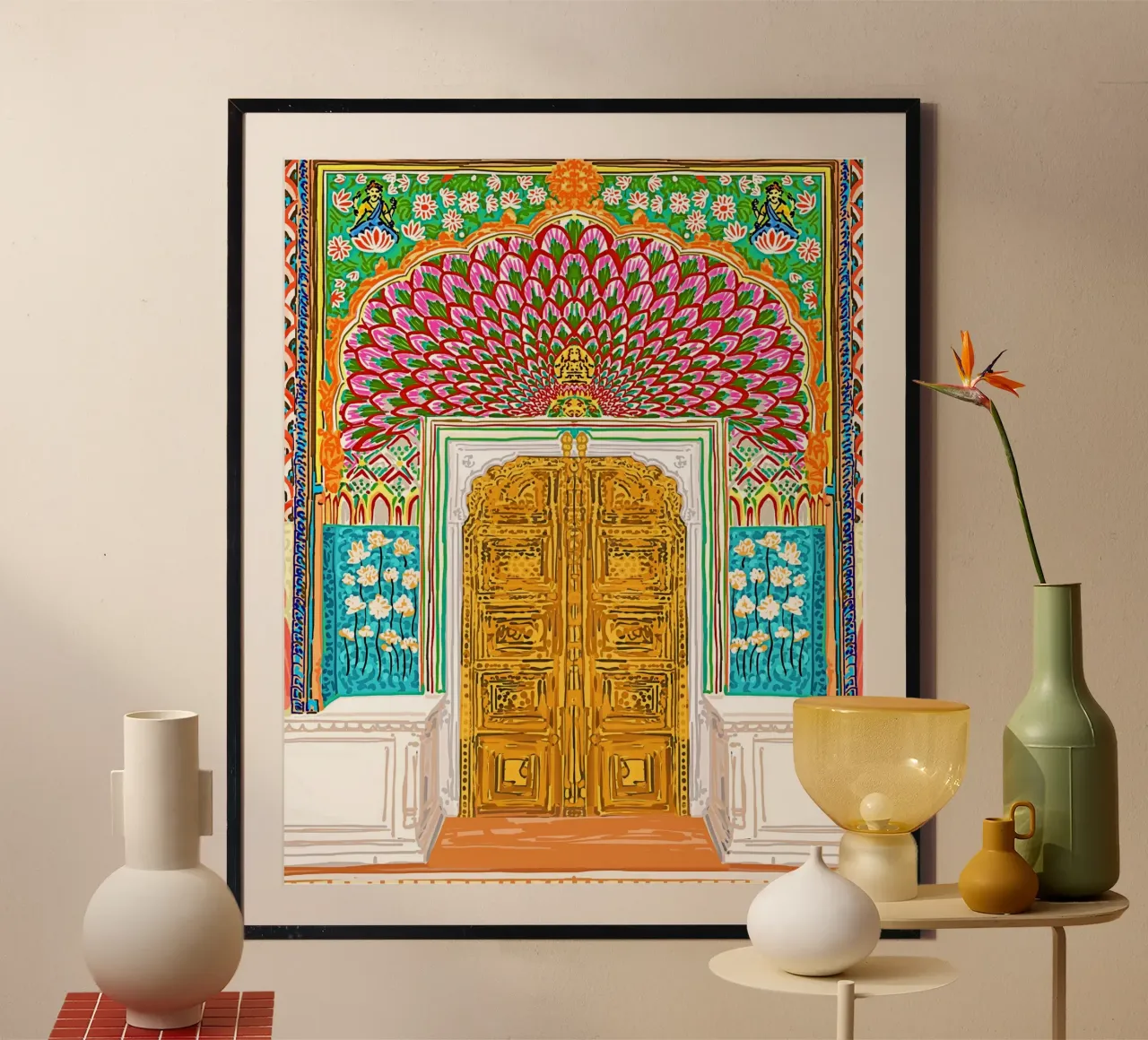 Ingresso al Palazzo di Jaipur carta hahnemühle da 83oranges