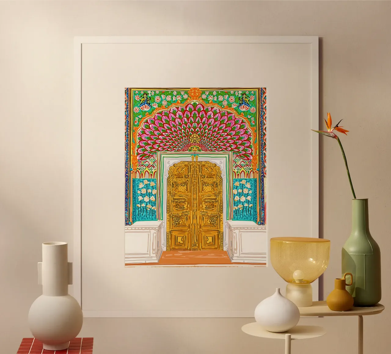 Ingresso al Palazzo di Jaipur carta hahnemühle da 83oranges