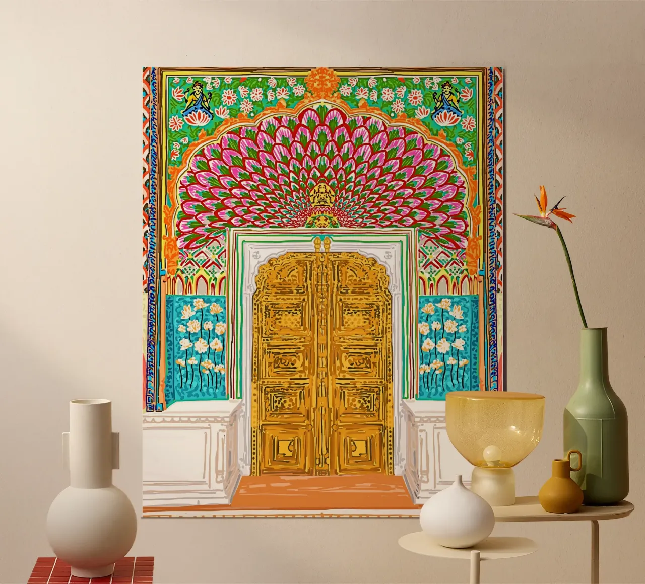 Ingresso al Palazzo di Jaipur carta hahnemühle da 83oranges