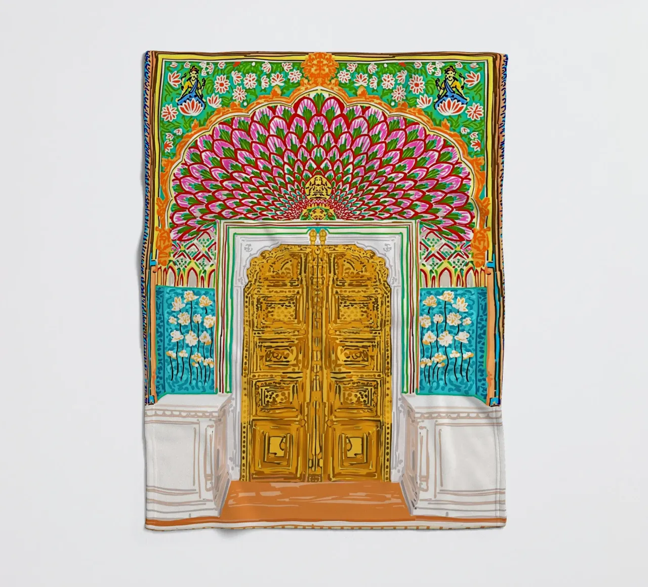 Ingresso al Palazzo di Jaipur coperta in pile da 83oranges