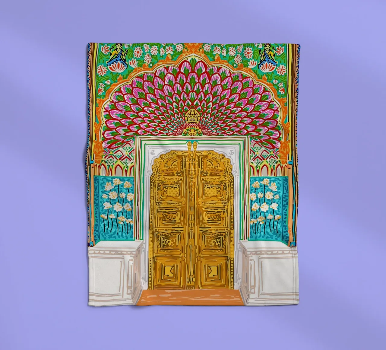 Ingresso al Palazzo di Jaipur coperta in pile da 83oranges