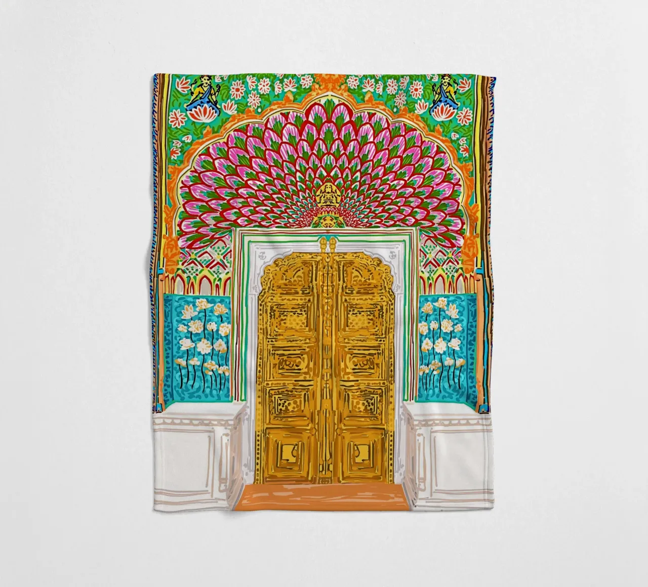 Ingresso al Palazzo di Jaipur coperta in pile da 83oranges