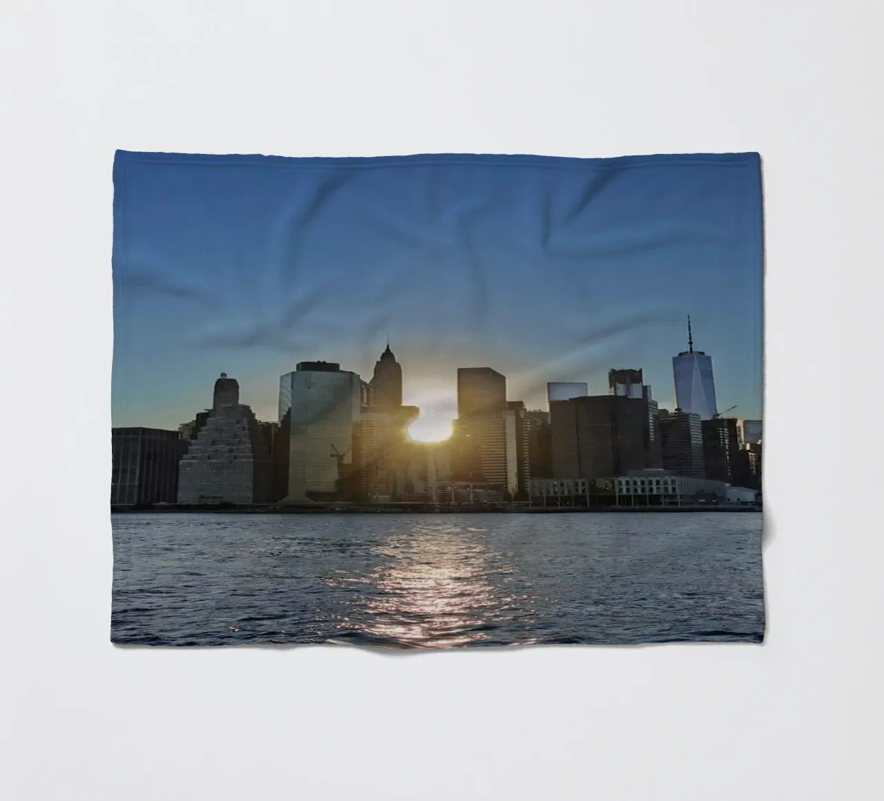 Lo skyline di New York al tramonto coperta in pile da DiveDuke