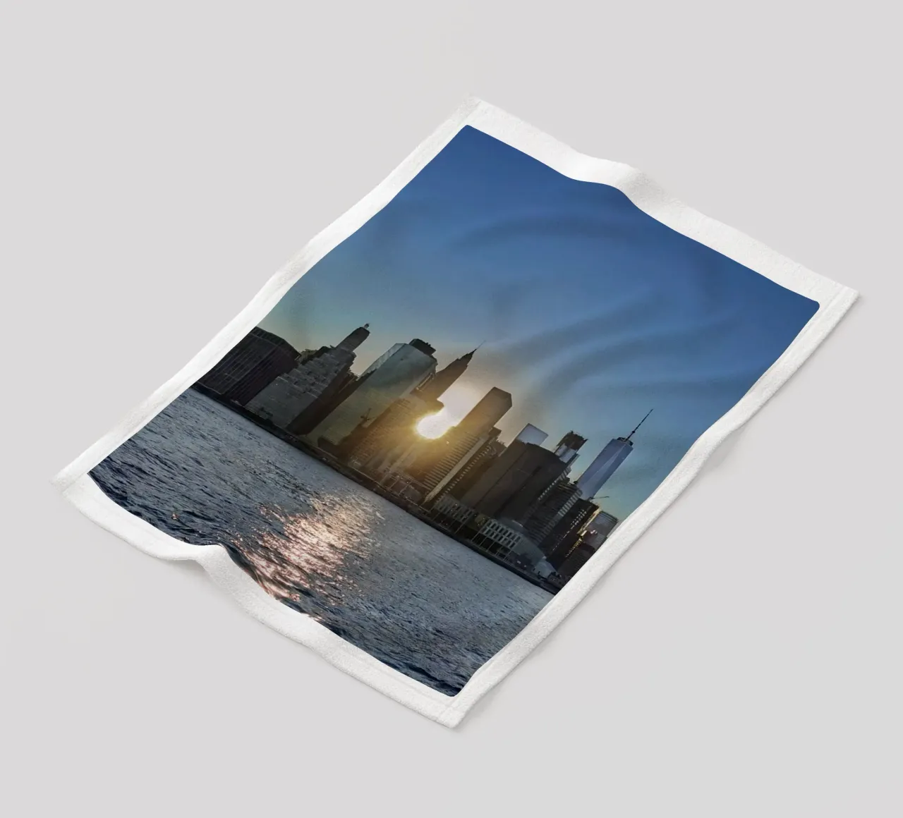 Lo skyline di New York al tramonto coperta in pile da DiveDuke