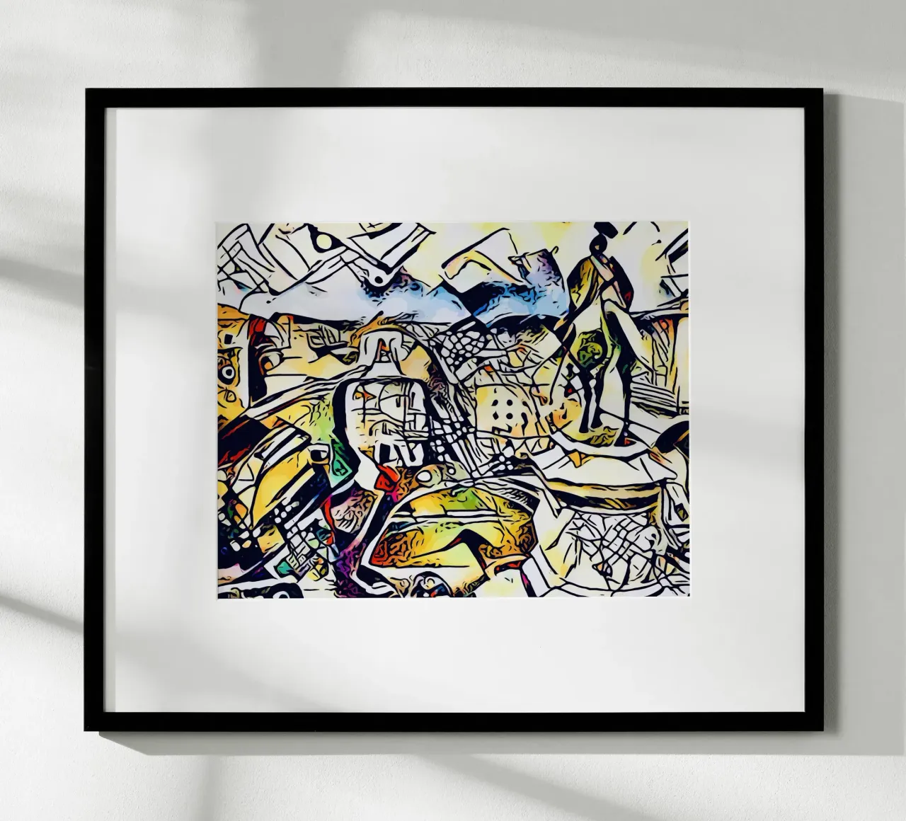 Kandinsky trifft Rom #1 Poster von ZAMART