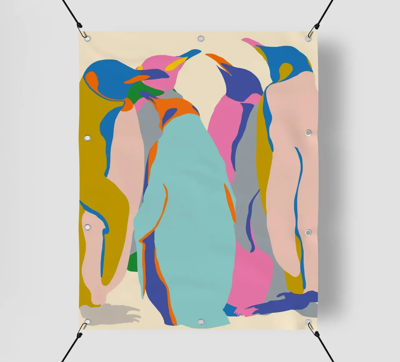 I pinguini di In It Together telo in pvc da 83oranges