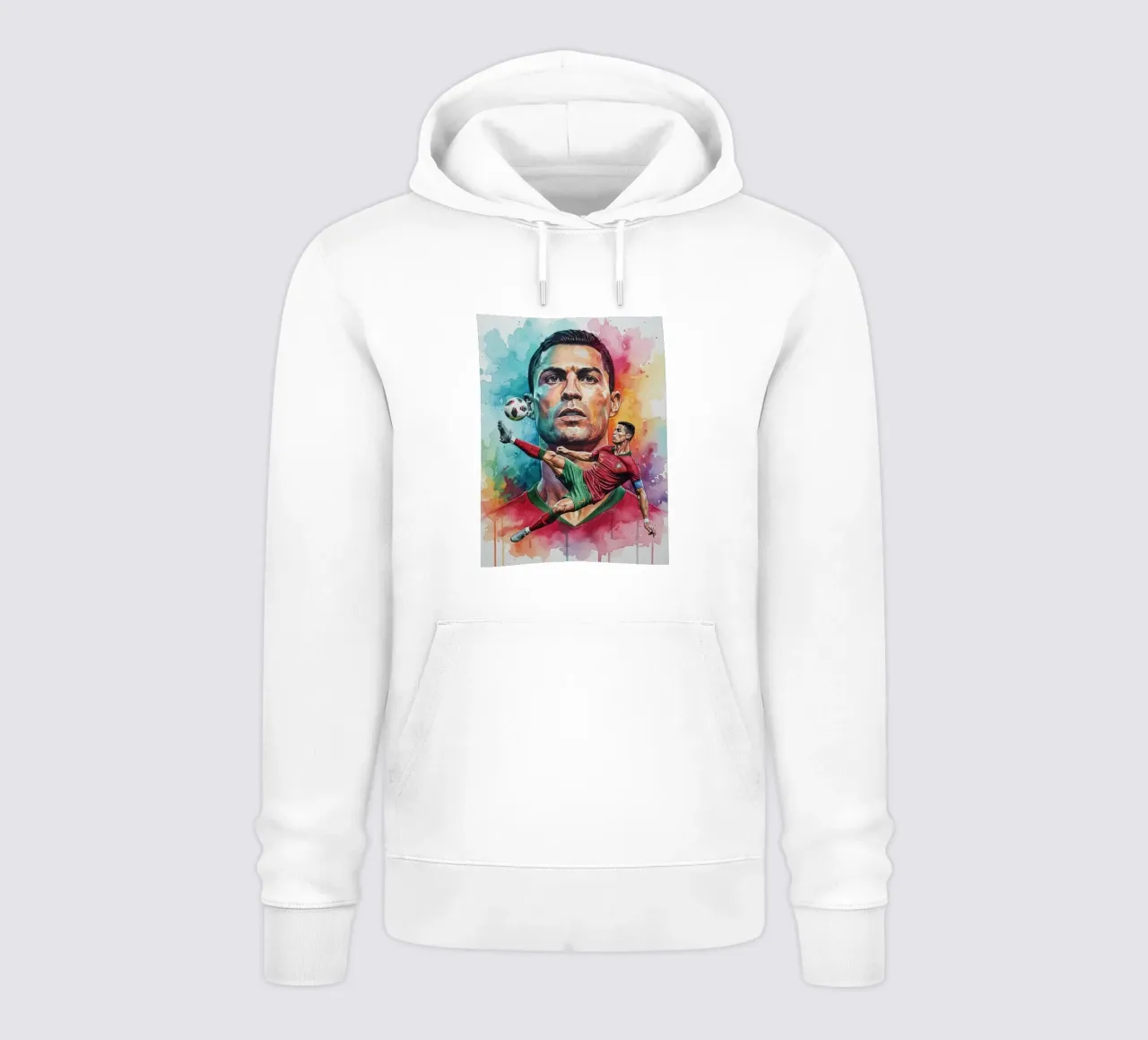 L'iconico calcio di bicicletta di CR7 felpa con cappuccio da Kalis