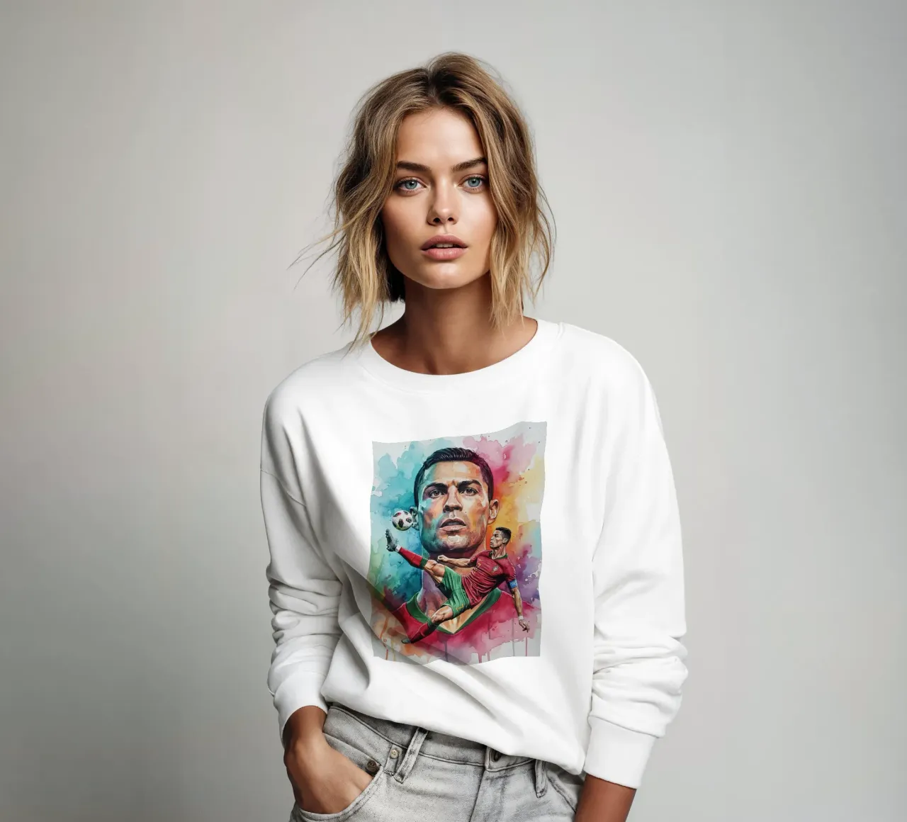 L'iconico calcio di bicicletta di CR7 felpa da Kalis