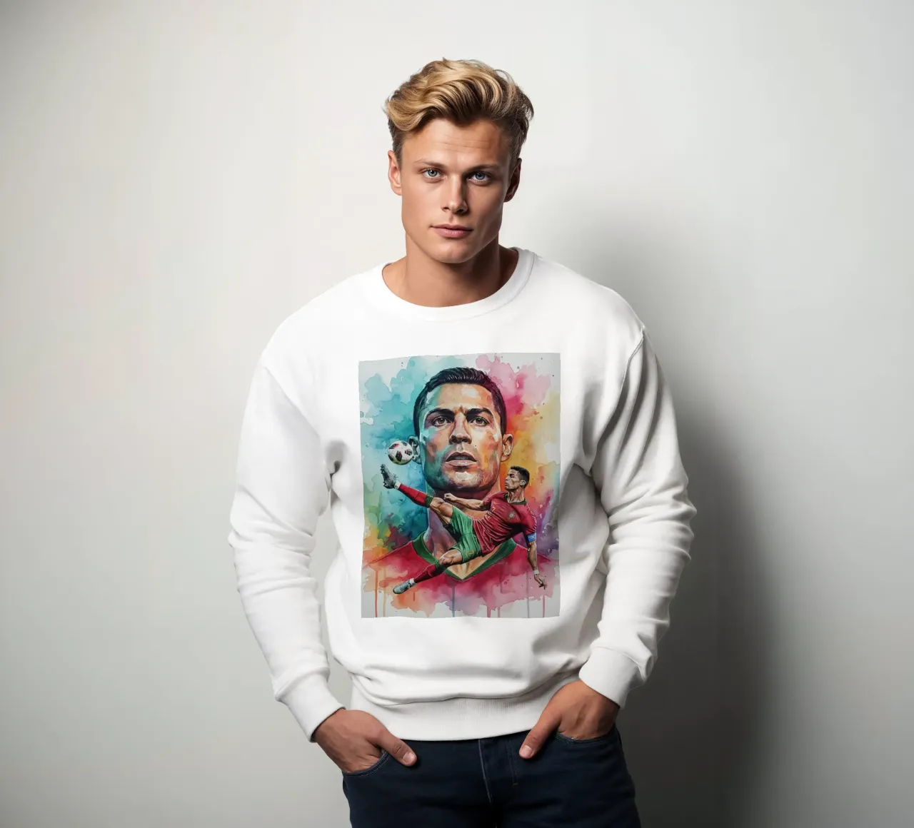 L'iconico calcio di bicicletta di CR7 felpa da Kalis