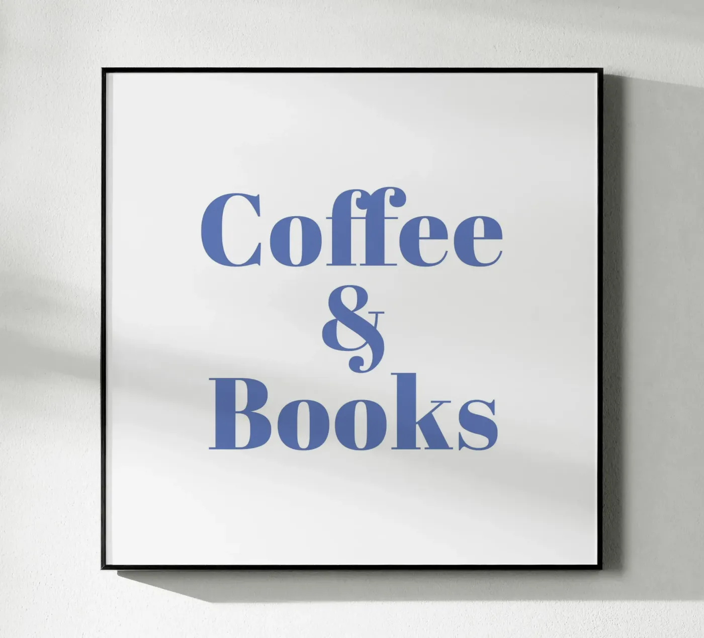 Coffee & Books Acryl-Glas von janamossmann