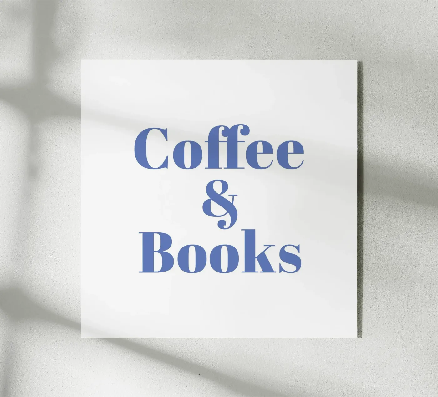 Coffee & Books Acryl-Glas von janamossmann