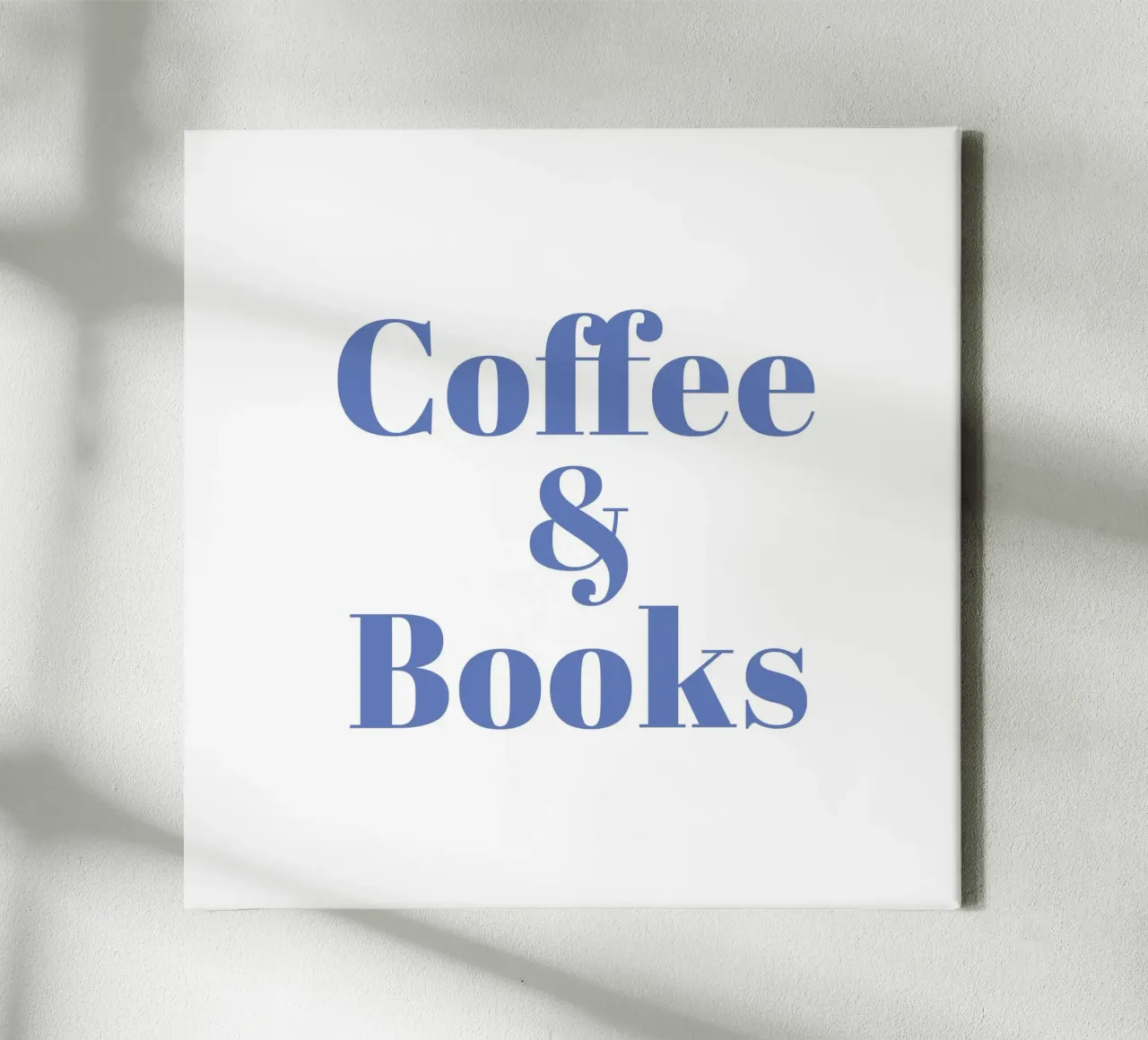 Caffè e libri tela da janamossmann