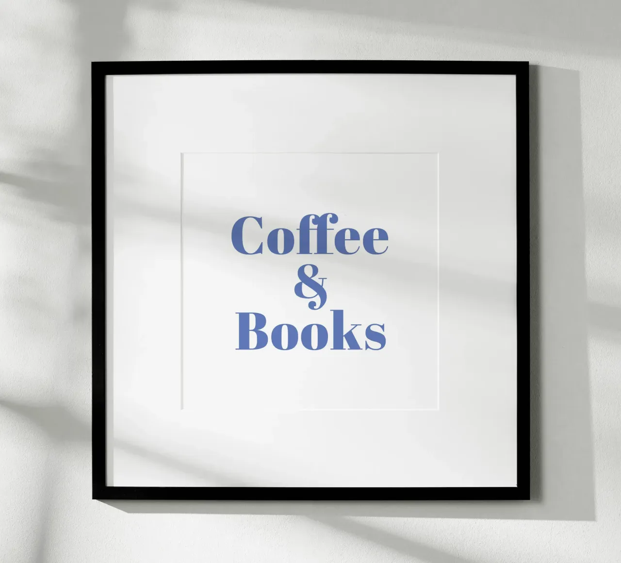 Café et livres poster de janamossmann