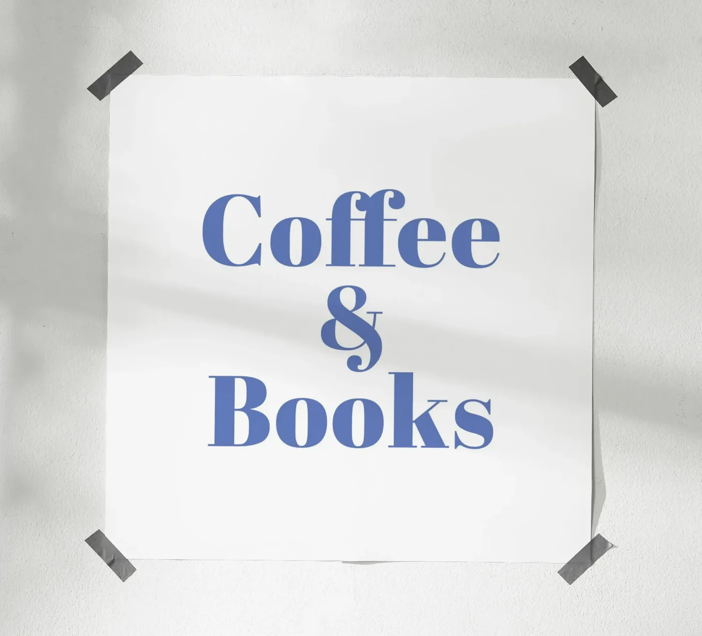 Caffè e libri poster da janamossmann