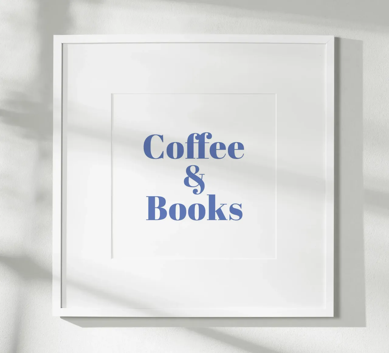 Café et livres poster de janamossmann