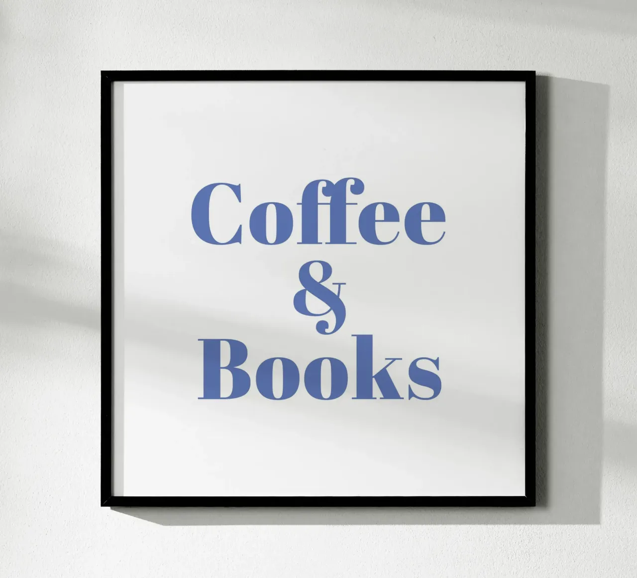 Café et livres poster de janamossmann