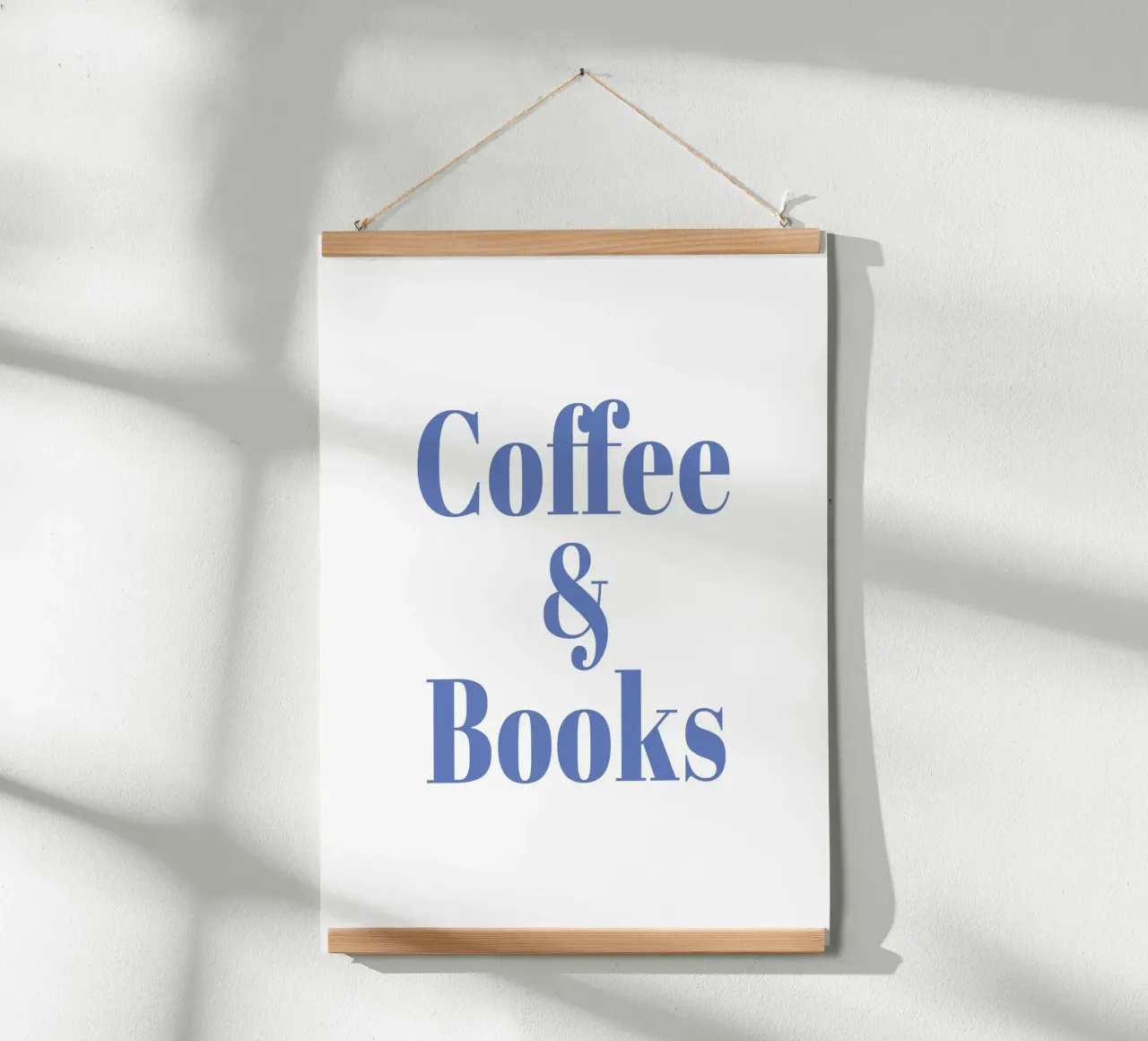 Café et livres poster de janamossmann