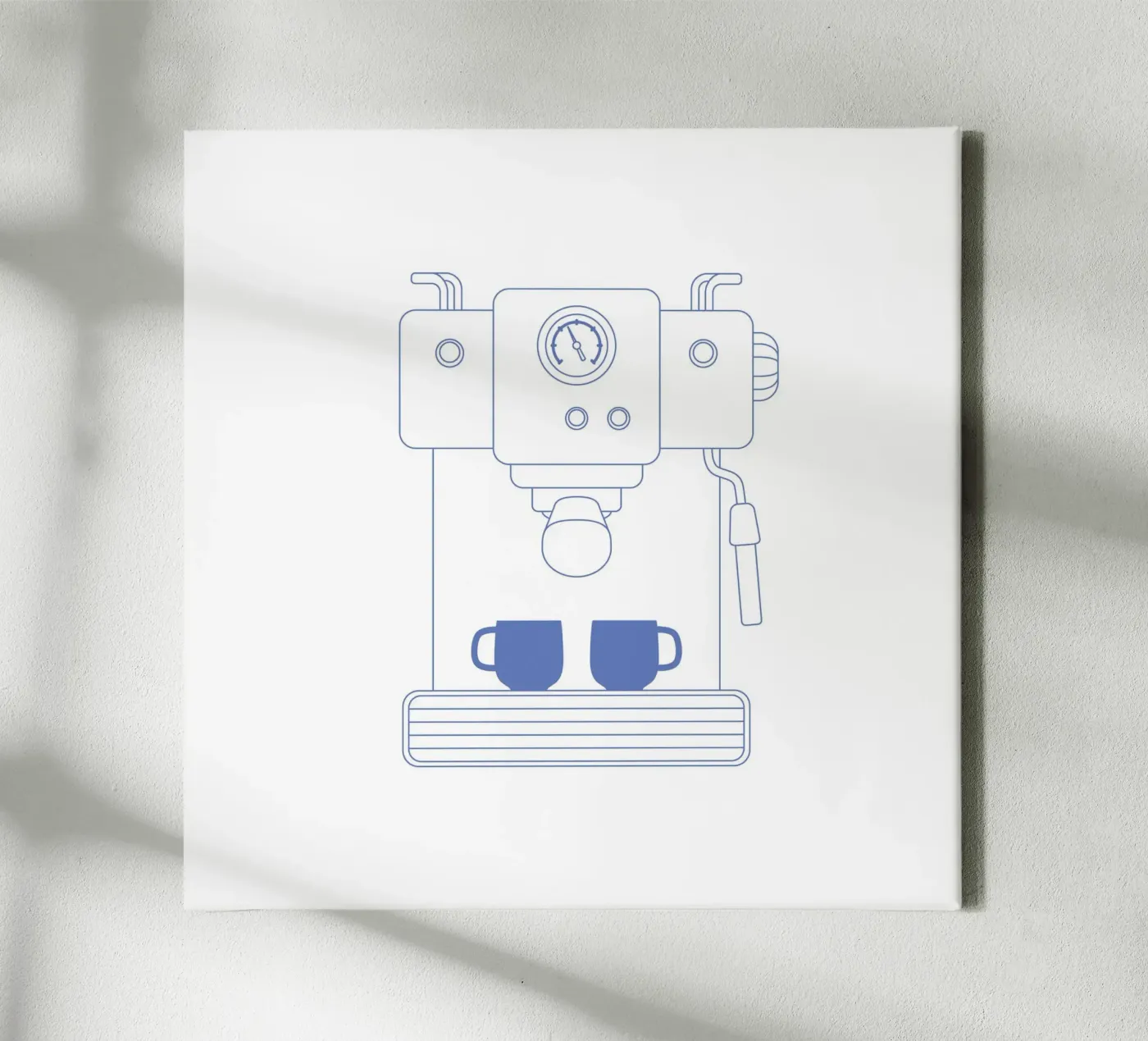 Macchina da caffè tela da janamossmann