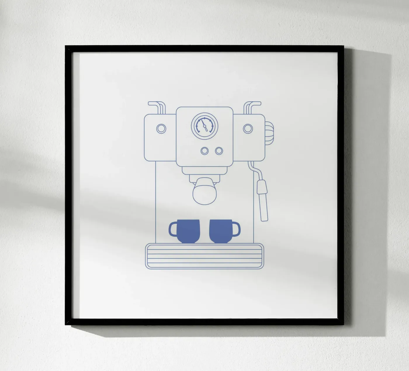 Coffee machine poster by janamossmann