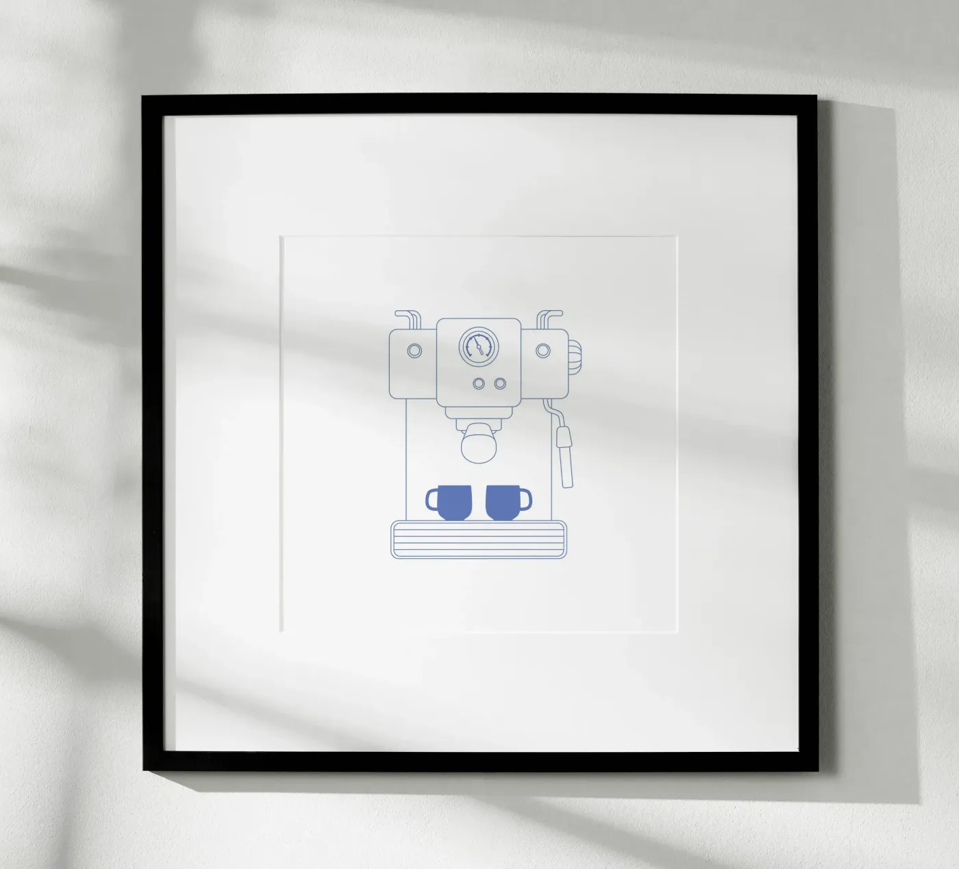 Coffee machine poster by janamossmann