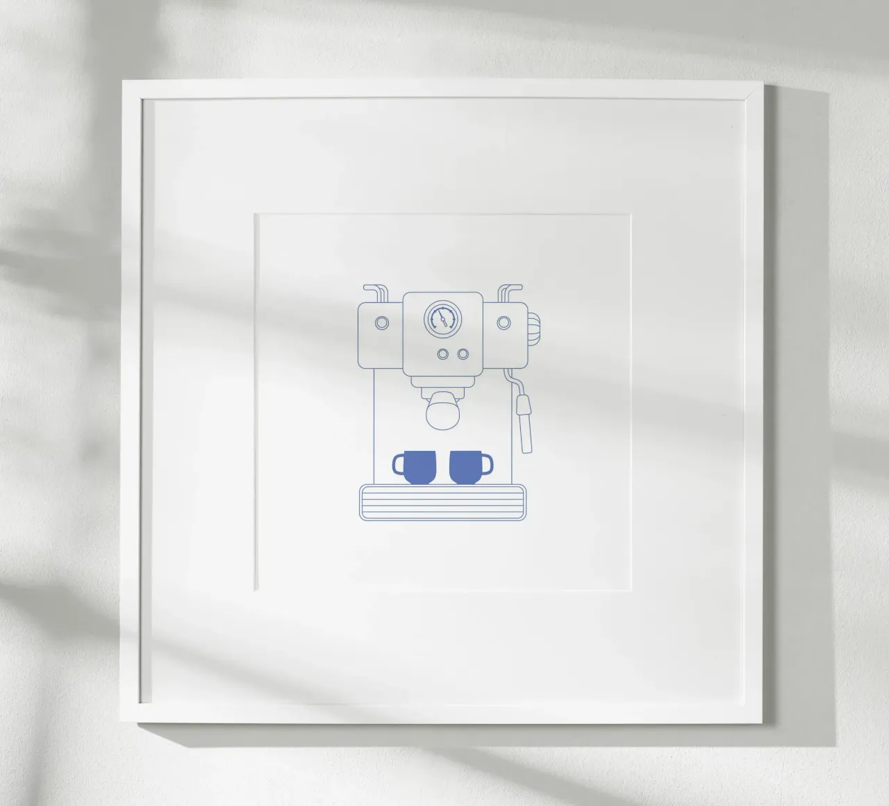 Coffee machine poster by janamossmann