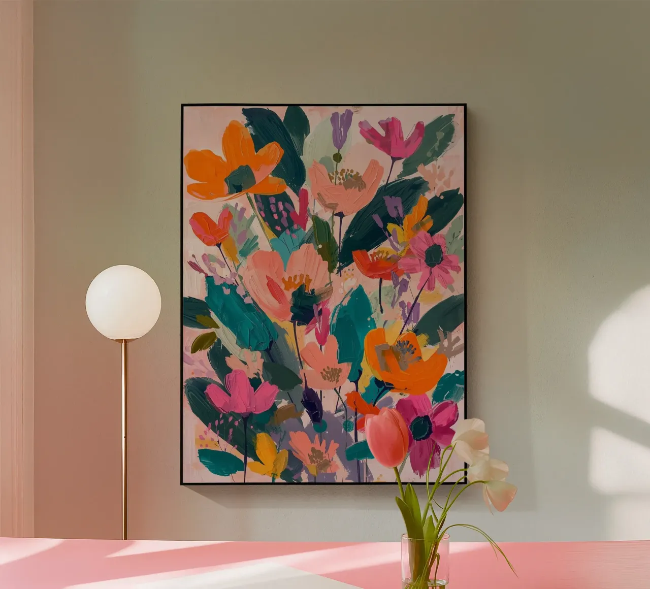 Blütenrausch plexiglass da Zwischenschicht