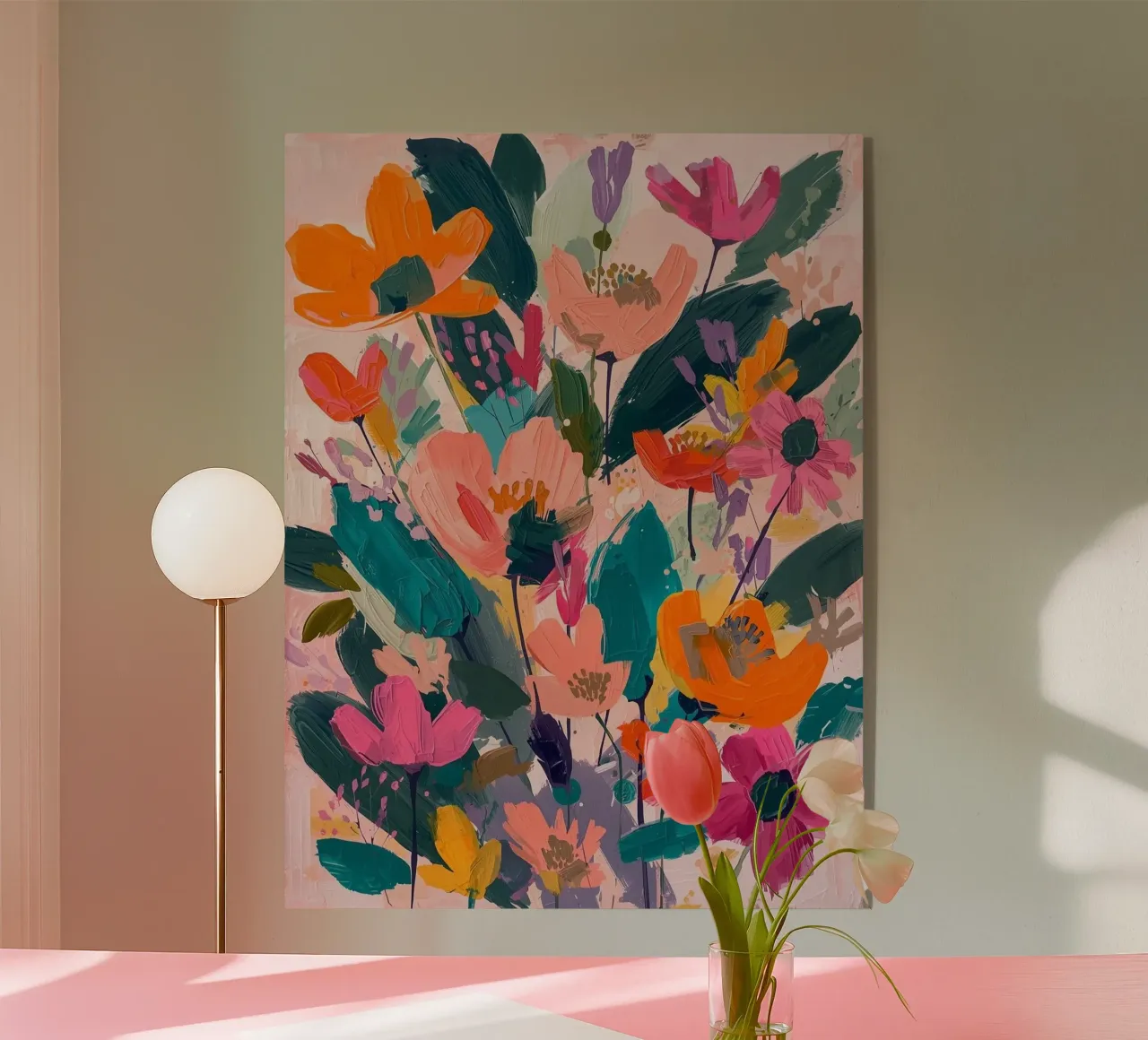 Blütenrausch plexiglass da Zwischenschicht