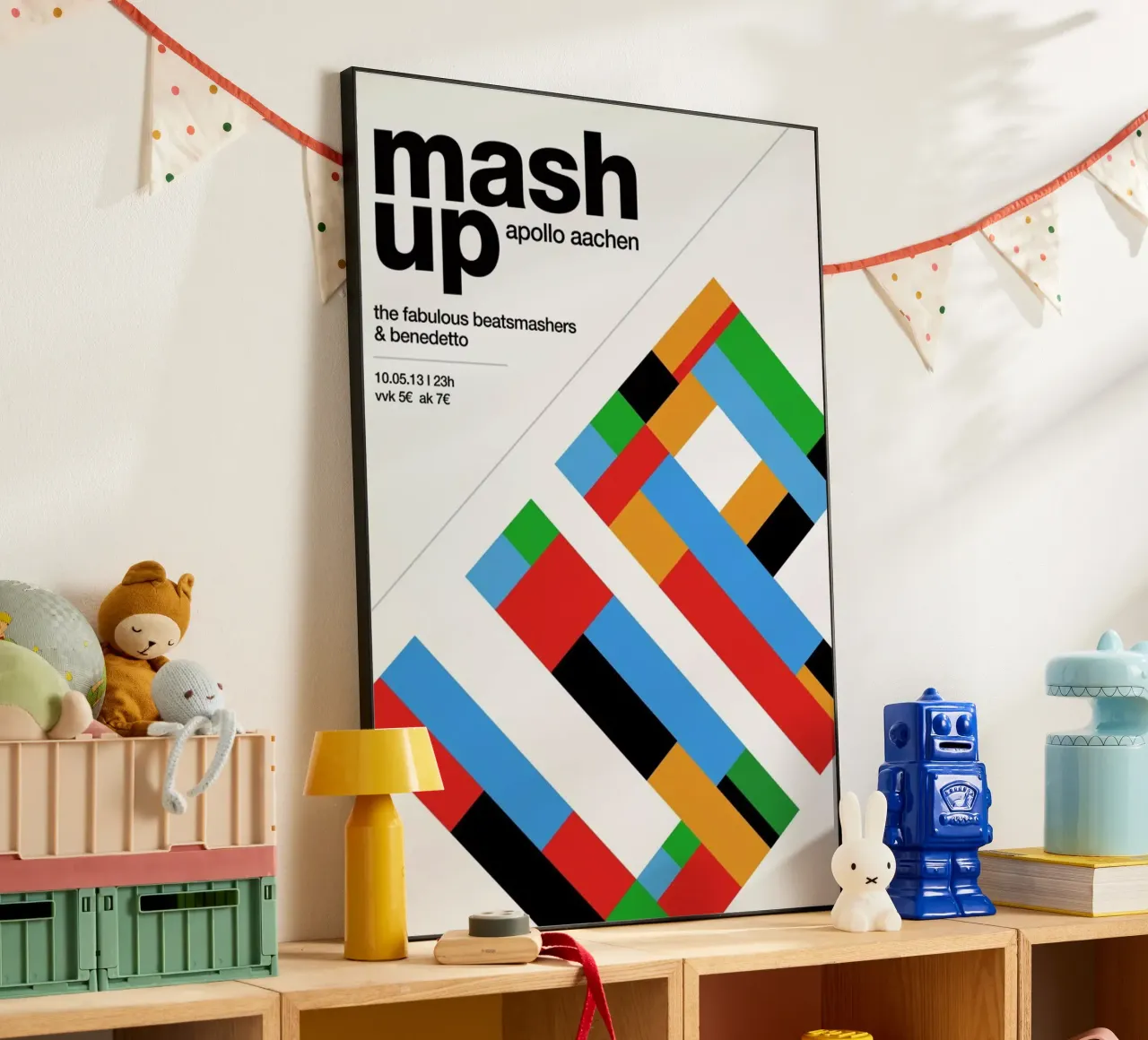 Mashup Party alluminio dibond da Stephan Kochs