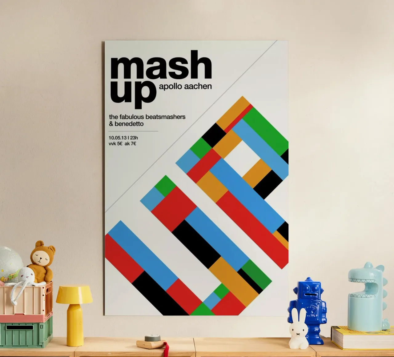 Mashup Party alluminio dibond da Stephan Kochs