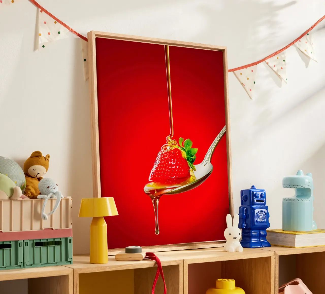 Fraise au miel toile de Juergen Wiesler