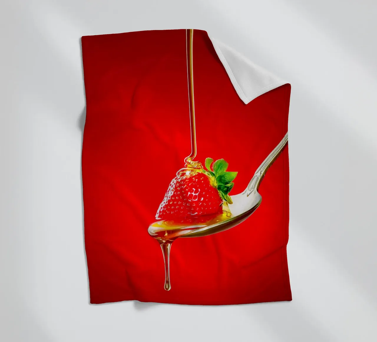 Fragola con miele coperta in pile da Juergen Wiesler