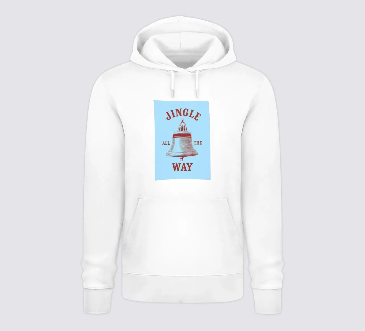 jingle all the way christmas felpa con cappuccio da Avocadoz