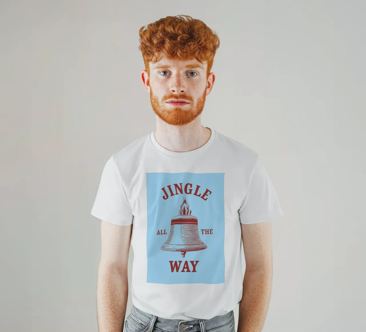 jingle all the way christmas t-shirt da Avocadoz
