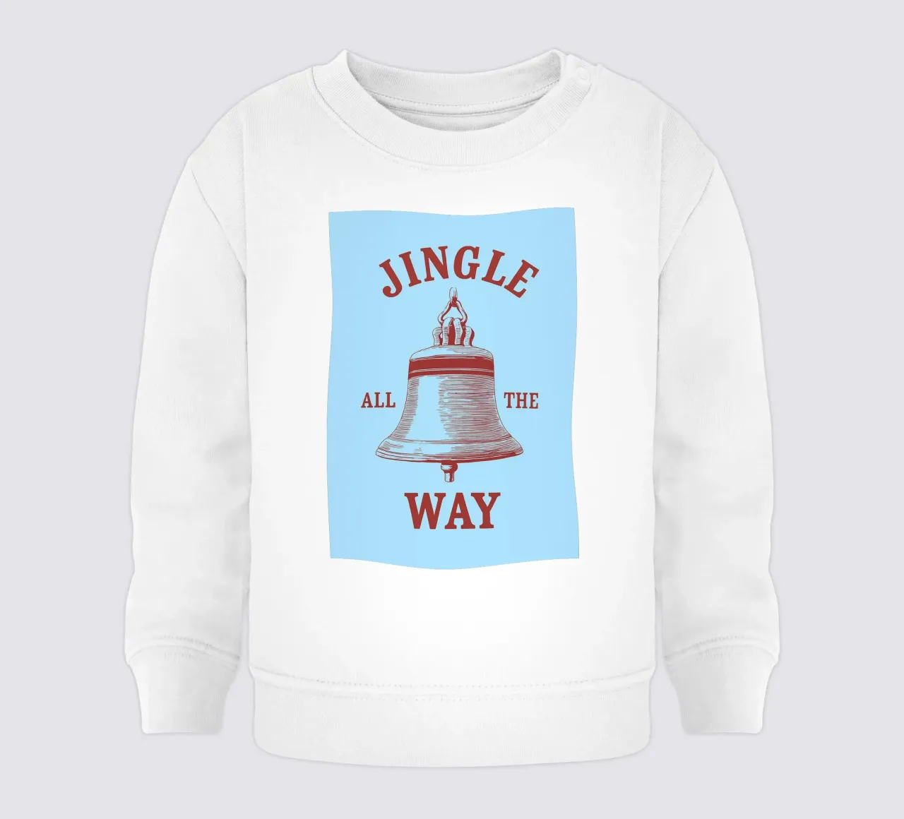 jingle all the way christmas felpa neonato da Avocadoz