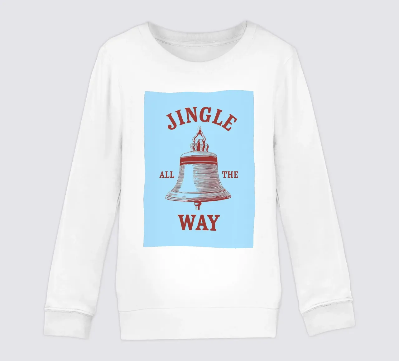 jingle all the way christmas felpa bambino da Avocadoz