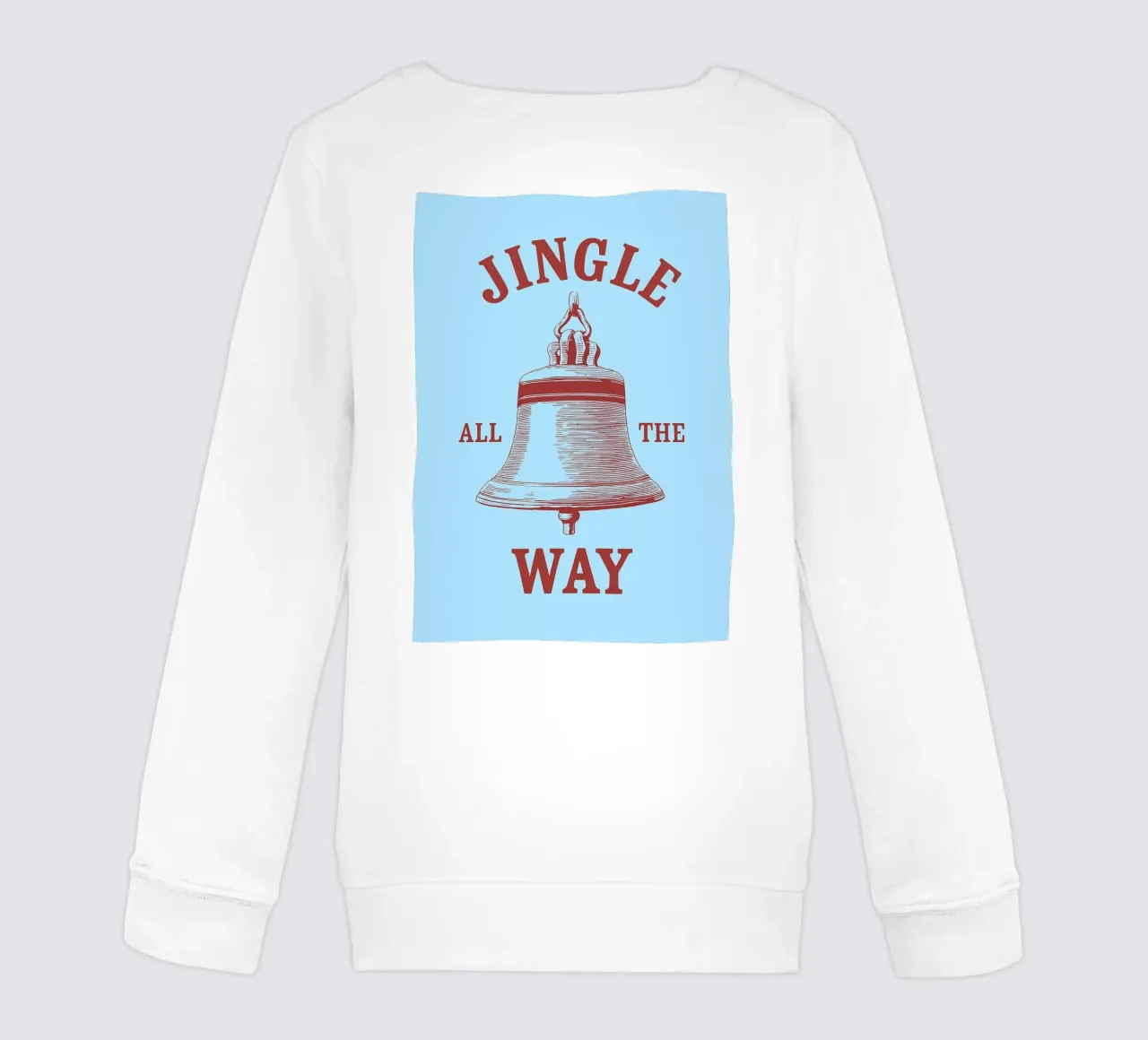 jingle all the way christmas felpa bambino da Avocadoz