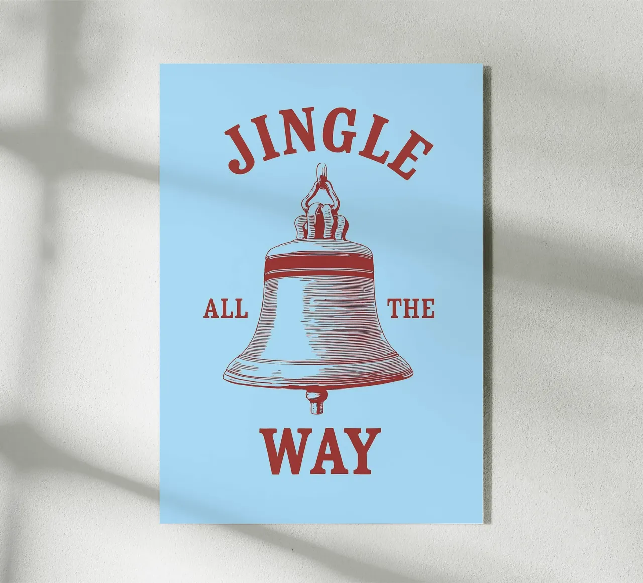 jingle all the way christmas plexiglass da Avocadoz